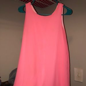 Hot Pink Babydoll Dress